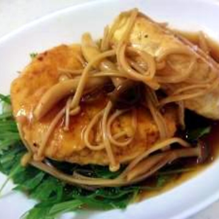 簡単おもてなし料理 ヘルシー豆腐ハンバーグ レシピ 作り方 By Miwatakemura 楽天レシピ